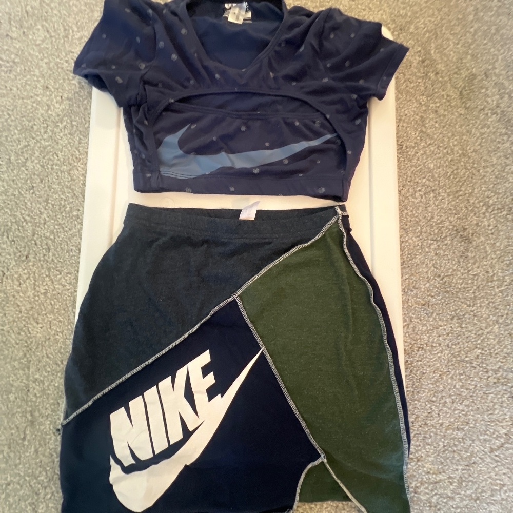 Crop top & skirt set